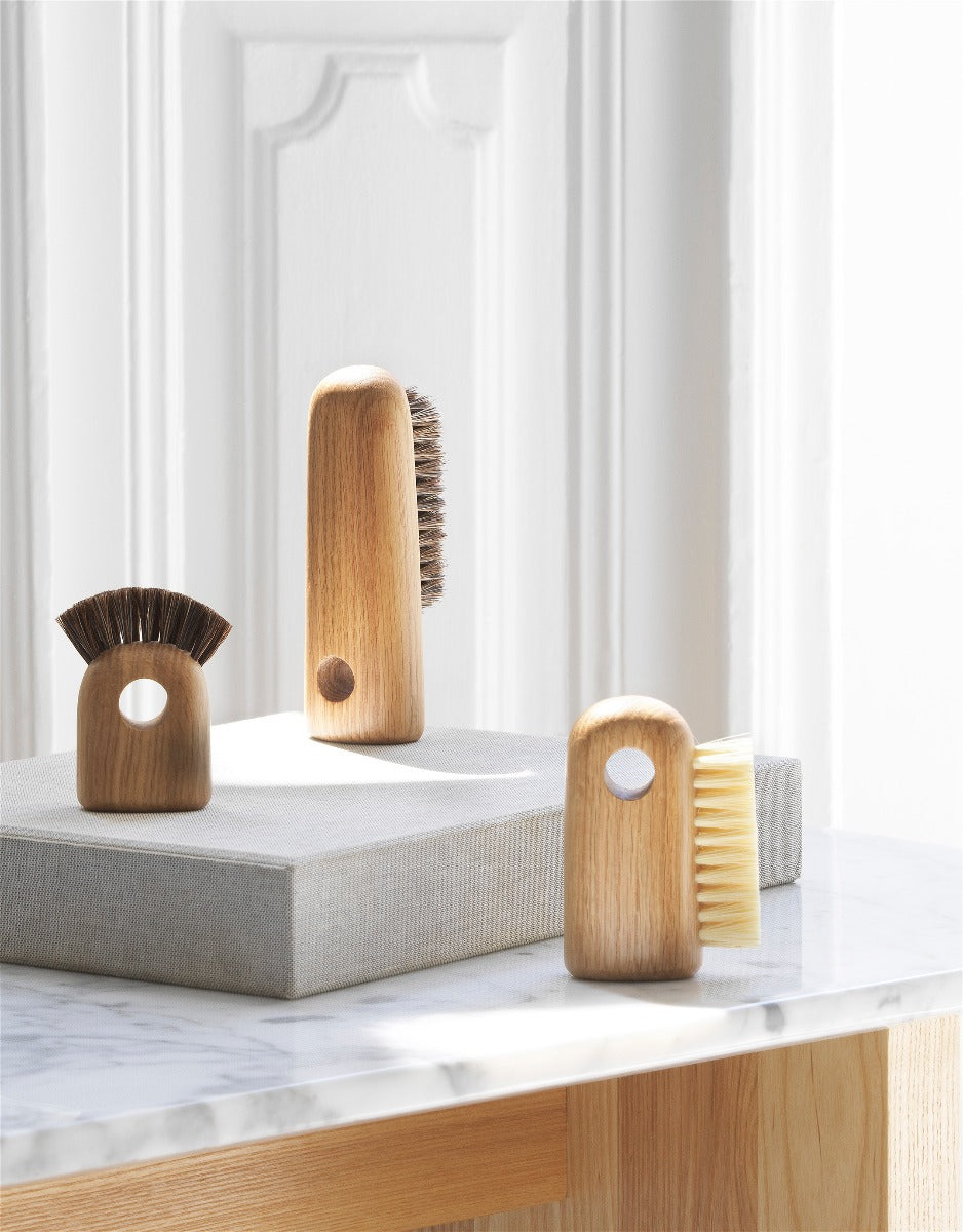 Normann Copenhagen Nift børste, eg - H: 15 cm. - Bahne